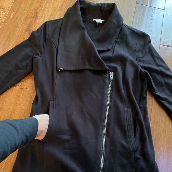 Helmut Lang Black Asymmetric Jacket Sz Small - Picture 3 of 12